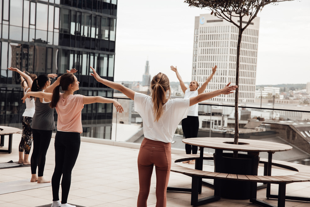 Rooftop Yoga 6